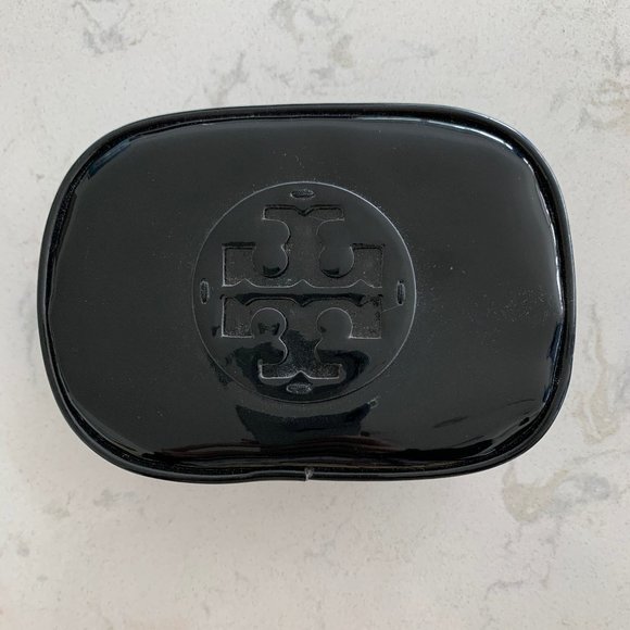 Tory Burch Handbags - Tory Burch Patent Leather Cosmetic Case- BLACK